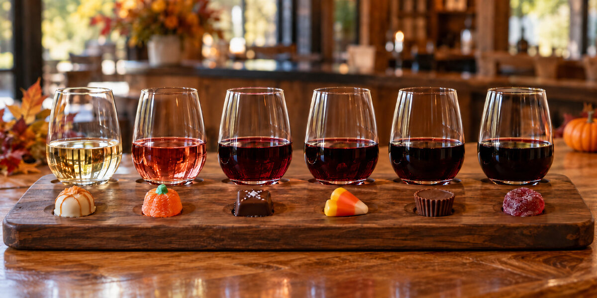 Hood River Halloweekend wine and candy pairing